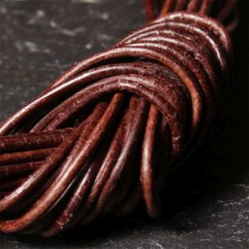 Lederband Ziegenleder 1,5mm 1m lang weiche Ware aktuelle Farben Steinschatz - Bild 3 von 23