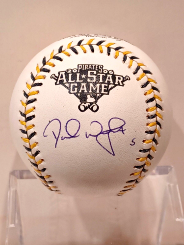 DAVID WRIGHT NY METS AUTOGRAPH 2006 ALL-STAR GAME MLB BASEBALL 2 HOLOGRAM CERT.
