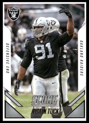 Score 2015 #153 Justin Tuck Oakland Raiders - Foto 1 di 2