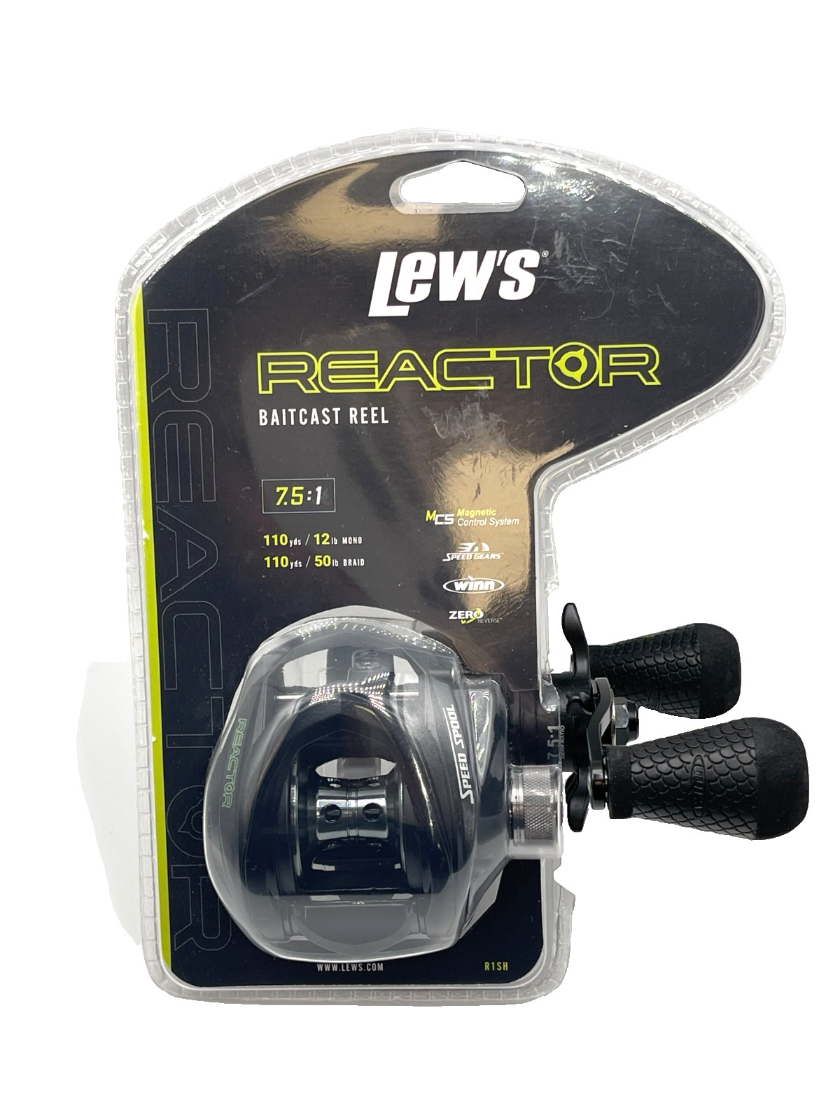 Lew's R1SH Reactor Speed Spool Baitcast Reel 7.5:1 GR Right 