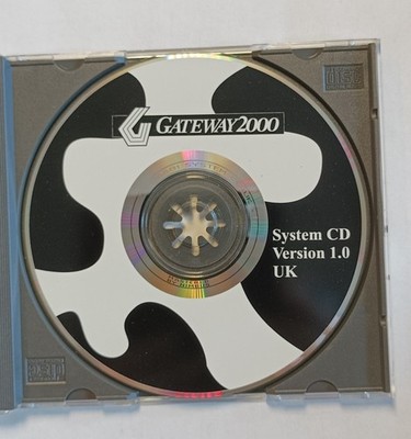 Vintage Gateway 2000 System CD 1.0 und Boot Floppy - funktionstüchtig
