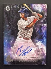 2016 Bowman Inception Rafael Devers Auto Autograph Rookie RC Giants Red Sox