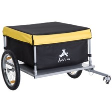 New Bicycle Bike Cargo Trailer Cart Carrier Shopping Yellow and Black