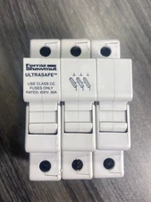 *New Ferraz Shawmut US-CC-3  USCC3 ULTRASAFE 600VAC 30A 3 Pole Fuse Holder