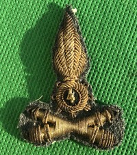 Fregio Per Bustina Ufficiale Artiglieria Rei Ww2