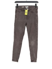 River Island Women's Jeans UK 8 Brown Cotton with Elastane Skinny
