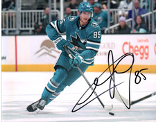 San Jose Sharks Shakir Mukhamadullin  Autographed Signed 8x10 Photo COA #7