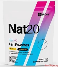 Pruvit Keto Nat 20 Ketones Variety Pack Fan Favorites - 20 Packets - EXP: 2026🚚