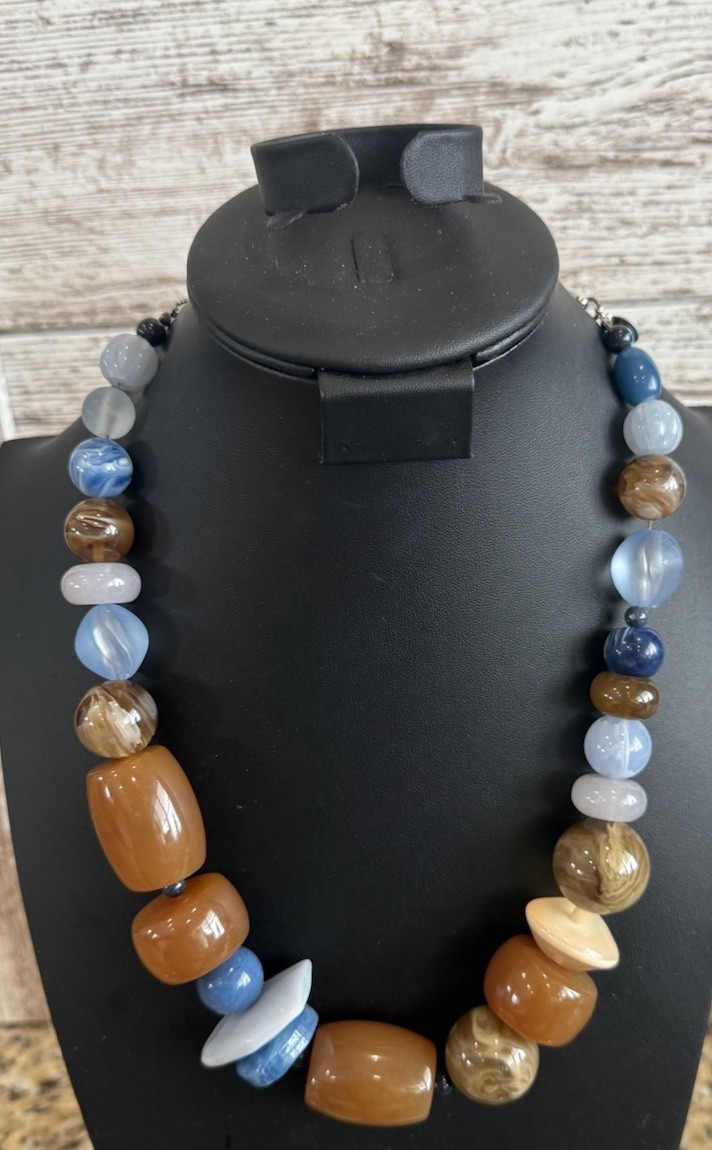 Chico's Chunky Statement Beaded Multicolor Neckla… - image 2