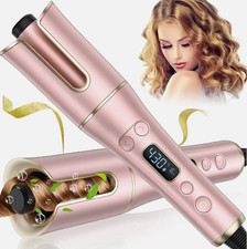 Automatic Hair Curler with LCD Display   1  Rotating Barrel, 4 Heat Settings, 3