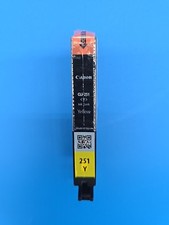 GENUINE Canon Pixma CLI-251 Yellow Ink Cartridge SEALED NEW