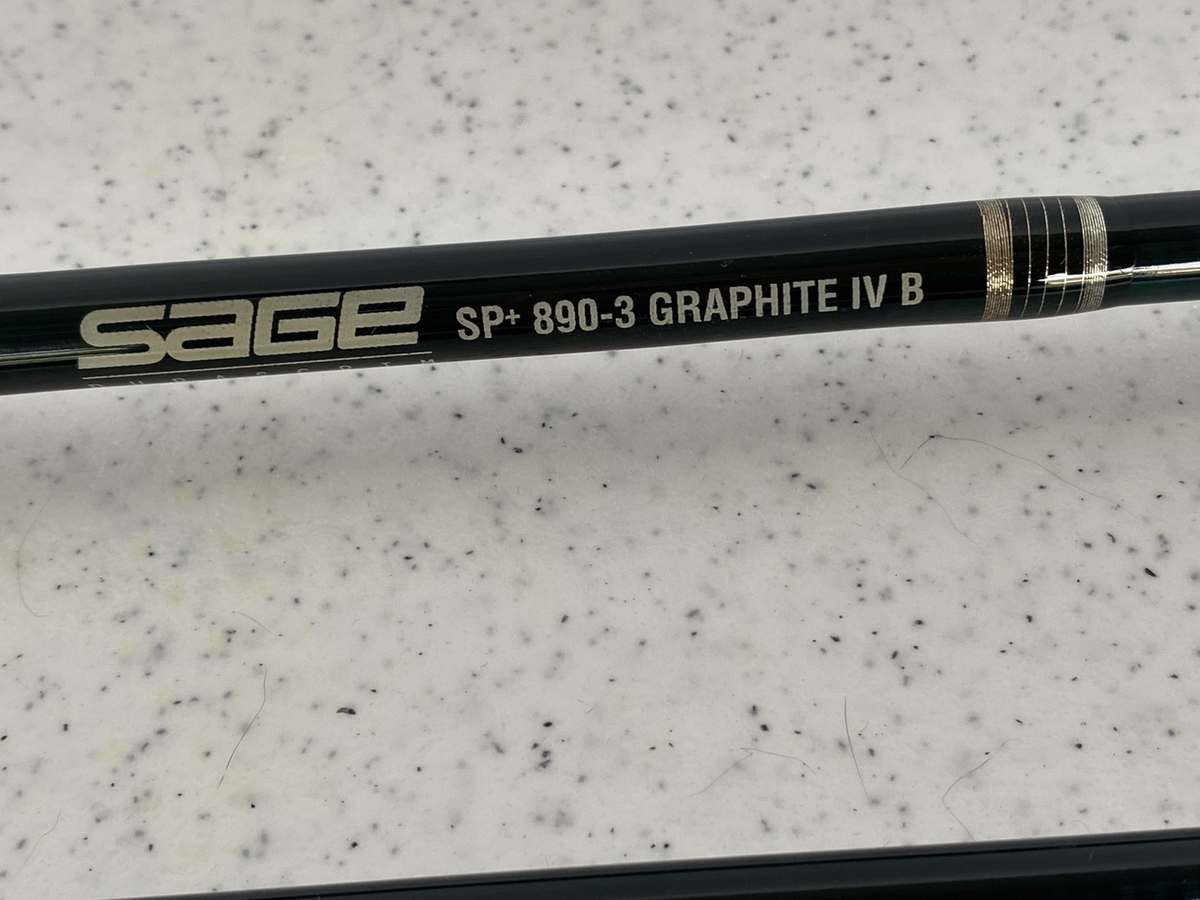 Sage SP + 890-3 Graphite IVB line 8 Wt Length 9'0” Fly Rod + DB