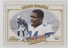 2001 Fleer Tradition Unsung Heroes Shawn Springs #323 0c4