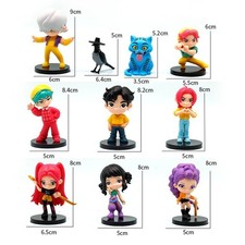 KPop Demon Hunters Mini Figures Set of 10pcs
