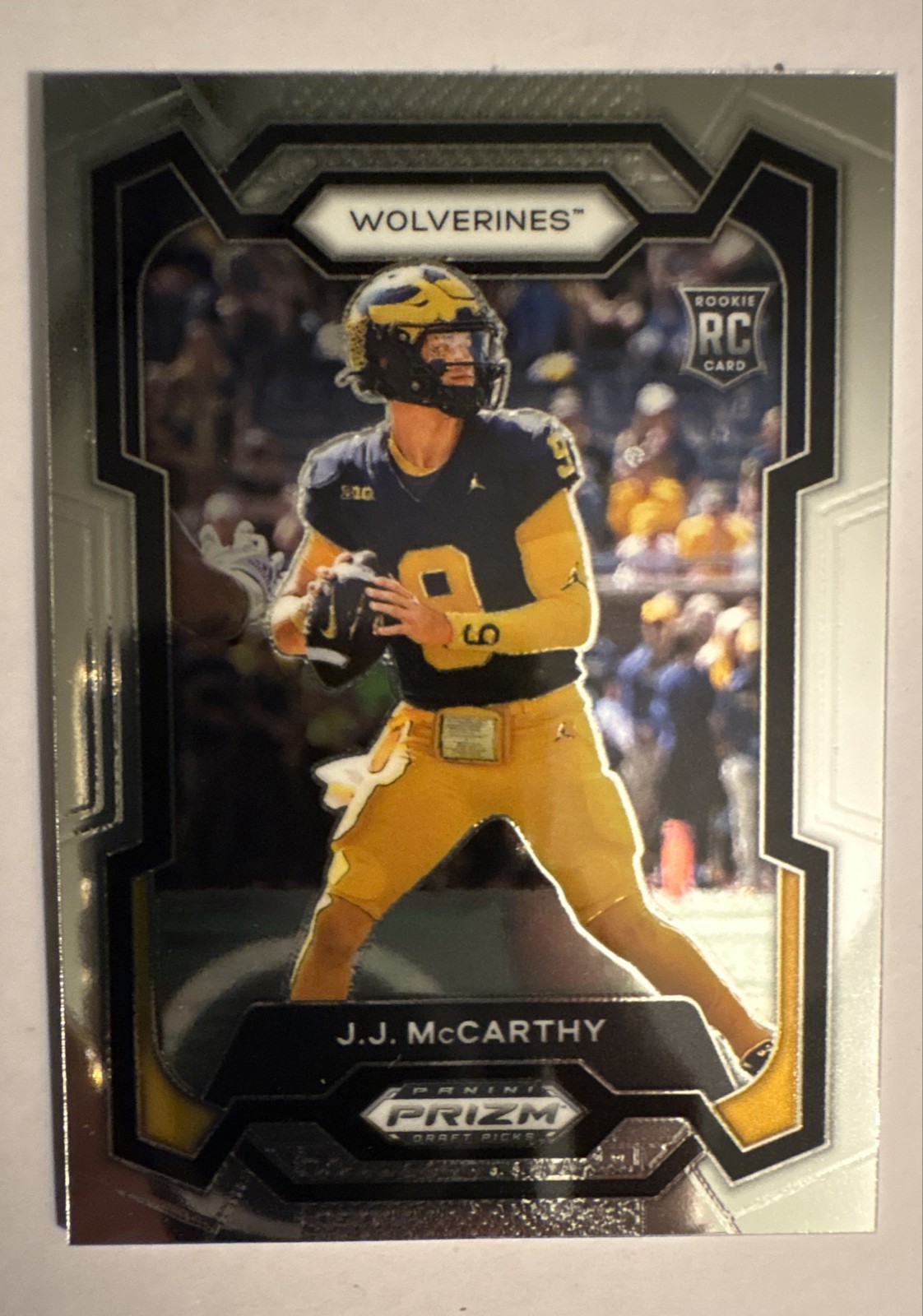 2024 Panini Prizm Draft Picks - J.J. McCarthy #132 Silver Prizm (RC)