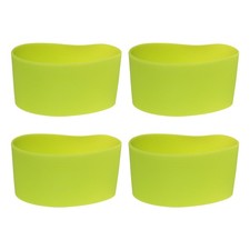 4Pcs Green Coffee Cup Sleeve silicone Non-slip Water Cup Sleeves.