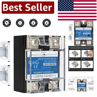 Reliable SSR-100DD Solid State Relay - Perfect for Machinery Control Systems