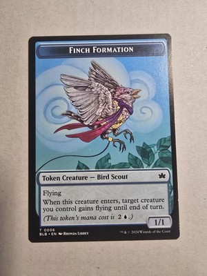 Finch Formation Token Bloomburrow Regular