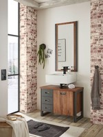 BadmöBel-Set Detroit 2-Teilig Stirling Oak Schiefer 81Cm