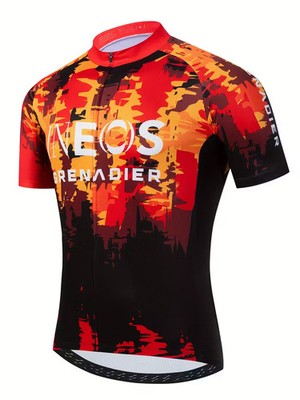 Ineos Grenadier Radtrikot Gr. M Sport schwarz-rot TT-00042