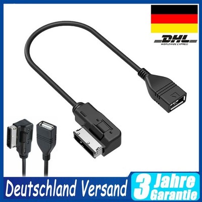 Für Audi VW Skoda Media-In USB MDI AMI MMI AUX Audiokabel Adapter Schnittstelle