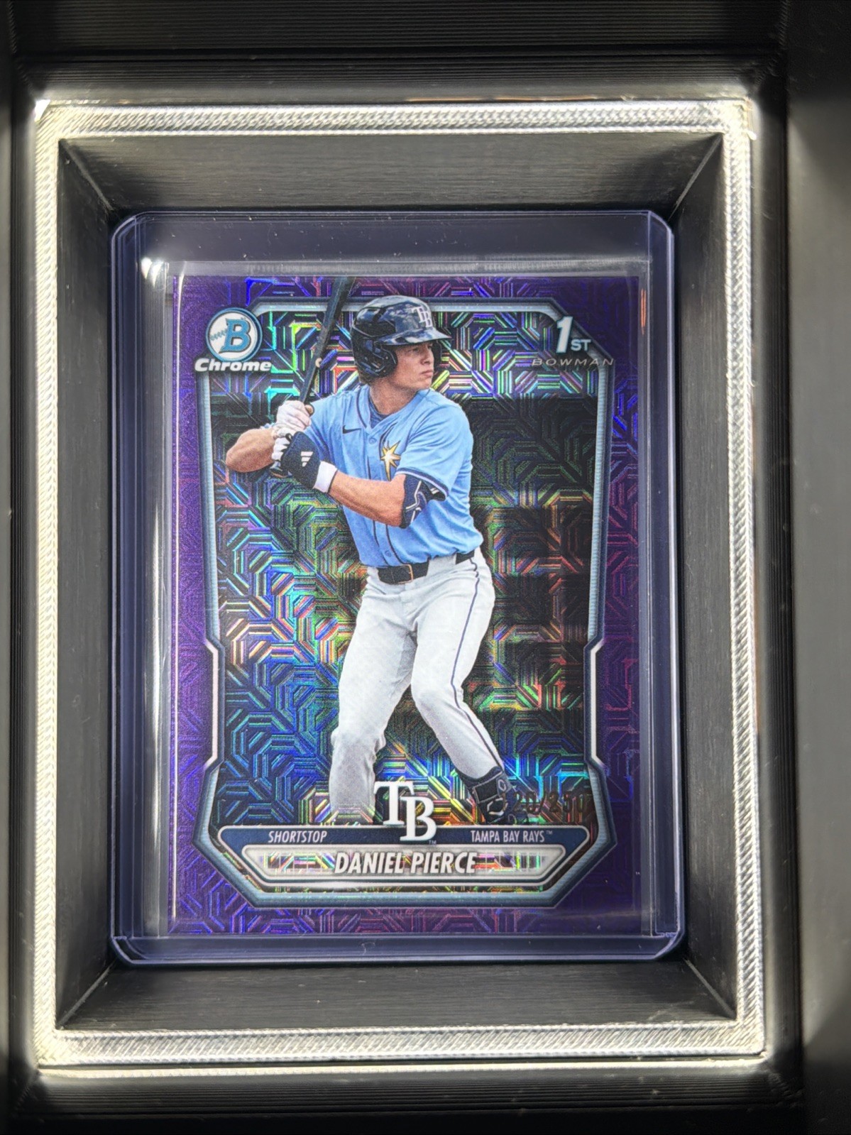 2026 Bowman Daniel Pierce Purple Mojo Refractor #/250 Rays
