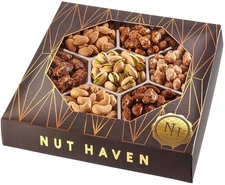 Thanksgiving Nuts Gift Basket - Extra Large Assortment of Sweet  Roasted Salt...