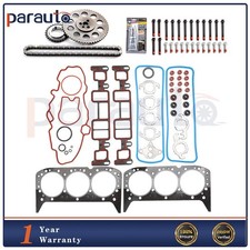 Timing Chain Kit With Cover Gasket Bolts Set For 99-05 Chevrolet Astro GMC 4.3L