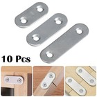 10 Pack Stainless Steel Straight Repair Brackets for Fixing Rust Resistant