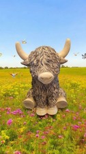 Latex and Fibreglass  Mould Small Highland Cow 