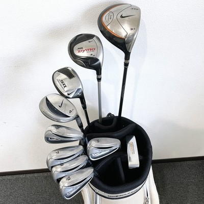 NIKE Men's Golf Club Beginner Set (10 clubs) FLEX:S [IGNITE SQ SLINGSHOT]