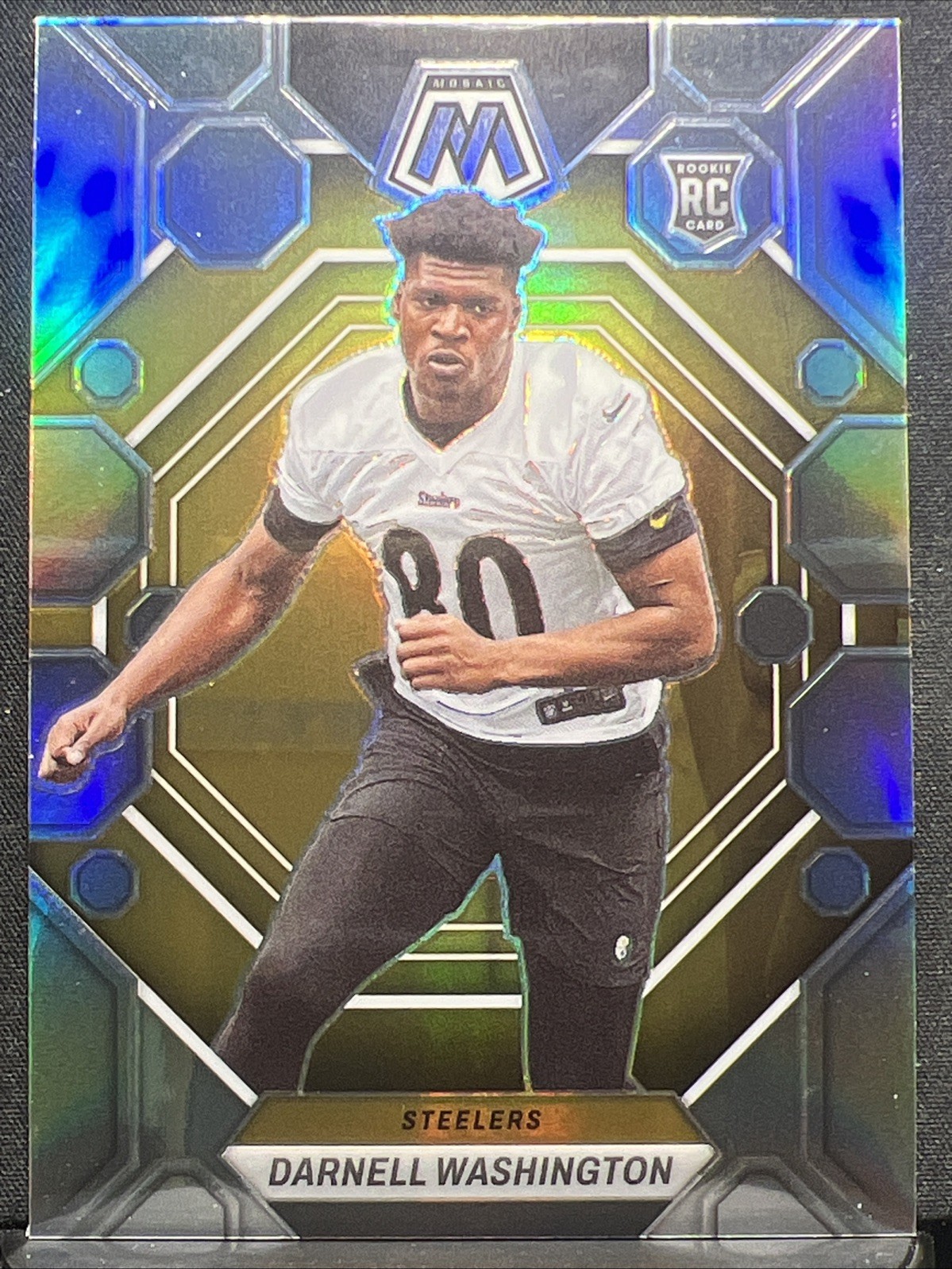 2023 Panini Mosaic - Rookies Darnell Washington Silver Prizm RC #306