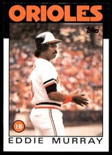 Eddie Murray 1986 Topps #30 Orioles MLB READ FREE SHIPPING AutographDen