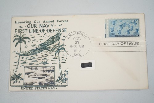 USA 1945 SAMMLUNG VON 30 CROSBY MARINE ACADEMY ERSTTAGSBRIEFEN - Bild 12 von 24