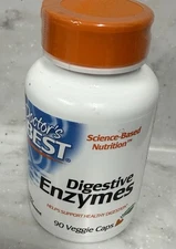 Doctor s Best Digestive Enzymes 90 Veggie Caps Gluten-Free, Vegetarian Exp 11/25