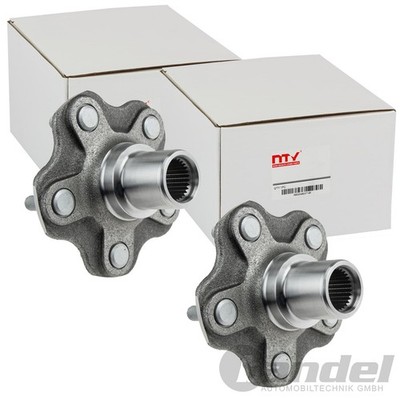 2X NTY RADNABE HINTEN BEIDSEITIG PASSEND FÜR INFINITI G NISSAN 350Z X-TRAIL