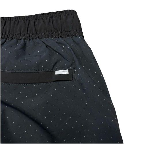 Pantalones Cortos Vuori Banks Para Hombre L Negros Bolsillo con Cremallera 4 Vías Elastizados Puntos de Secado Rápido - Imagen 4 de 8