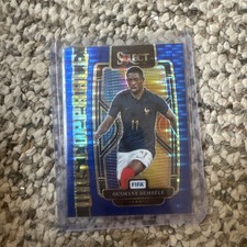 2023-24 Panini Select FIFA Ousmane Dembele UNSTOPPABLE BLUE PULSAR PRIZM 