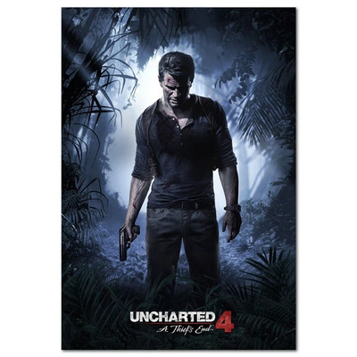 Uncharted 4 A Thief's End Video Game Art Poster