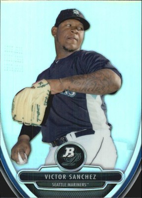 2013 Bowman Platinum Chrome Prospects Refractors #BPCP81 Victor Sanchez - BB