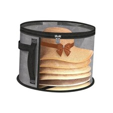 Extra Large Clear Hat Organizer for Travel and Wardrobe, Holds up to 7 Hats,
