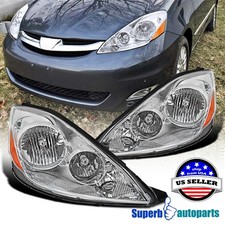Fits 2006-2010 Toyota Sienna Headlight Lamp Replacement Leftright