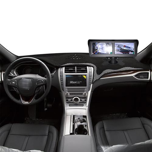 4.3" LCD Monitor+Backup Camera+Bracket Dual Screen Split Display Reverse Image - Picture 9 of 10