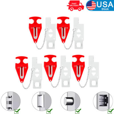 Safety Door Lock Home Security Portable Locker Additional Safety Privacy Travel