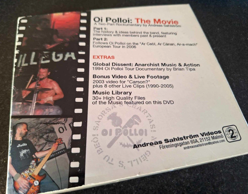 OI POLLOI - The Movie DVD DIGIPACK / ANDREAS SAHLSTRÖM VIDEOS 2012 - Photo 4/4