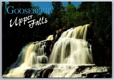Postcard  6.5x4.5" Oversize Gooseberry Falls State Park Minnesota OA-1