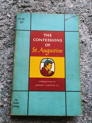 The Confessions of St. Augustine - Vintage Pocket Library Paperback -1959 LOOK