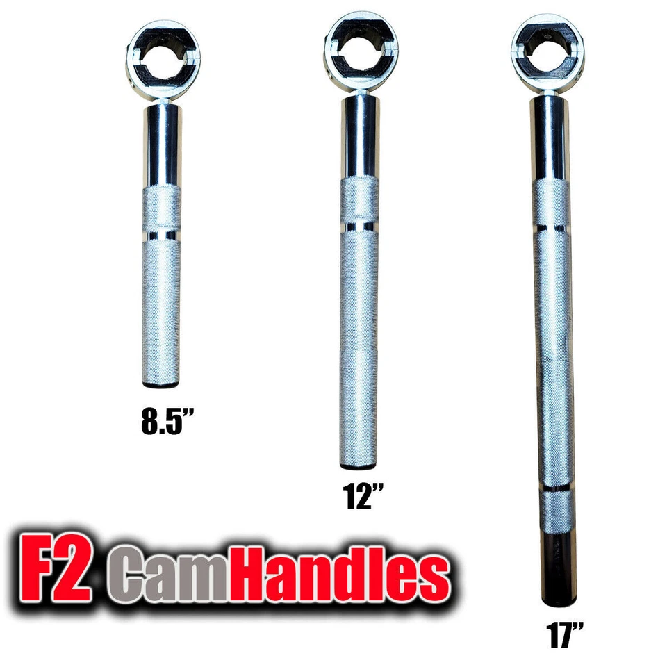 Manijas de leva F2 (barra recta de 8,5 pulgadas) con ChainBeast PRO - barra de sentadillas de seguridad (SSB) Foto 3 de 4