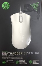 Razer DeathAdder Essential Wired Optical Gaming Mouse White 6400 DPI - READ DESC