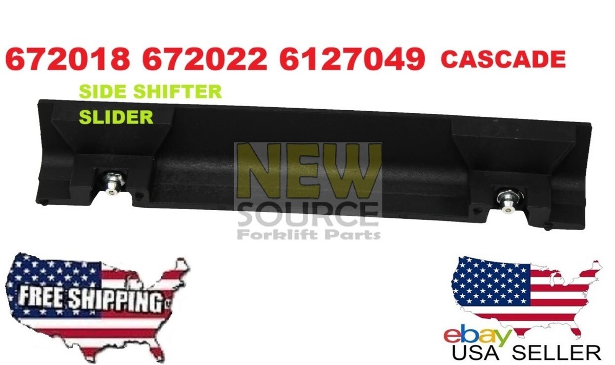 672018 672022 6127049 FOR CASCADE SIDESHIFTER LATERAL WEAR PAD